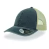 Casquette 6 panneaux visière préformée, panneaux avant non structurés, velcro, 250 g/m²
