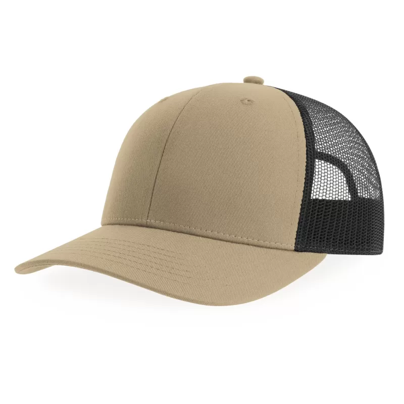 Casquette trucker 6 panneaux en polyester recyclé, légère et respirante, 200 g/m²