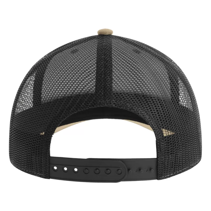 Casquette trucker 6 panneaux en polyester recyclé, légère et respirante, 200 g/m²
