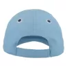 Casquette enfant baseball 5 pans en coton bio, fermeture velcro, 260 g/m²