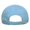 Casquette enfant 6 pans en coton bio, visière incurvée, fermeture Velcro, 270 g/m²