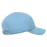 Casquette enfant 6 pans en coton bio, visière incurvée, fermeture Velcro, 270 g/m²
