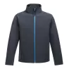Veste Softshell homme 2 couches polyester imprimable, coupe-vent, 265 g/m²