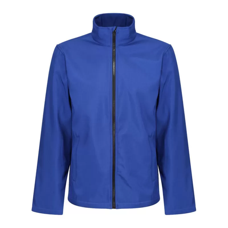 Veste Softshell homme 2 couches polyester imprimable, coupe-vent, 265 g/m²