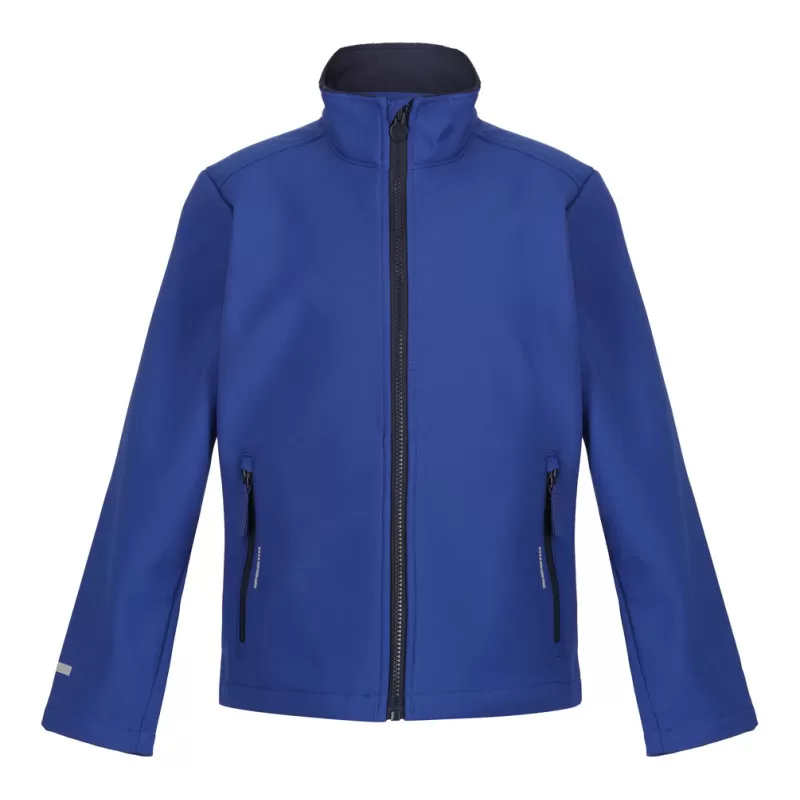 Veste Softshell enfant 2 couches coupe-vent, déperlant, 2 poches zippées, 265 g/m²