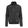 Veste intermédiaire stretch hybride E-Volve, polaire chinée effet tricot, 235 g/m²