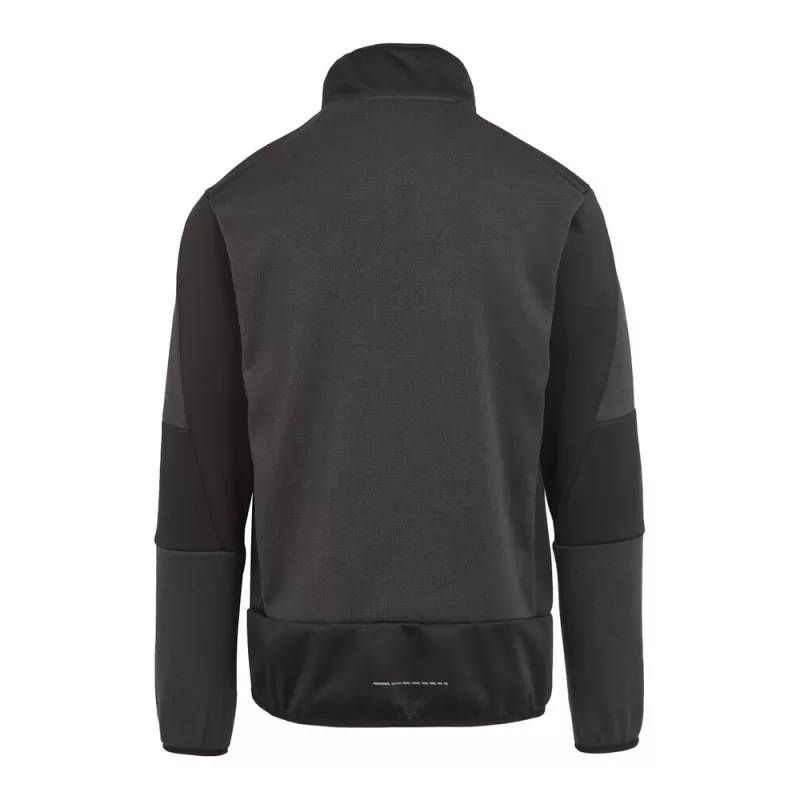 Veste intermédiaire stretch hybride E-Volve, polaire chinée effet tricot, 235 g/m²