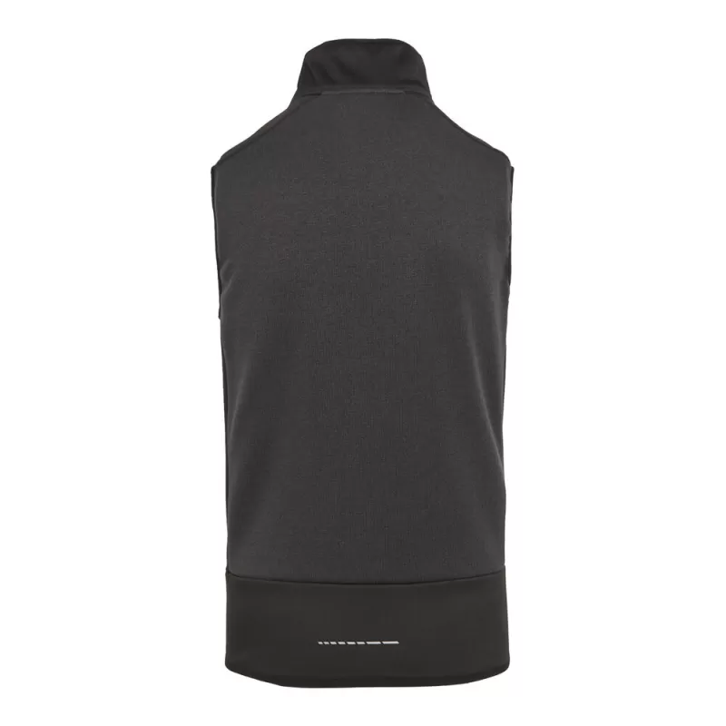 Bodywarmer bi-matière stretch E-Volve, effet tricot chaud, 235 g/m²