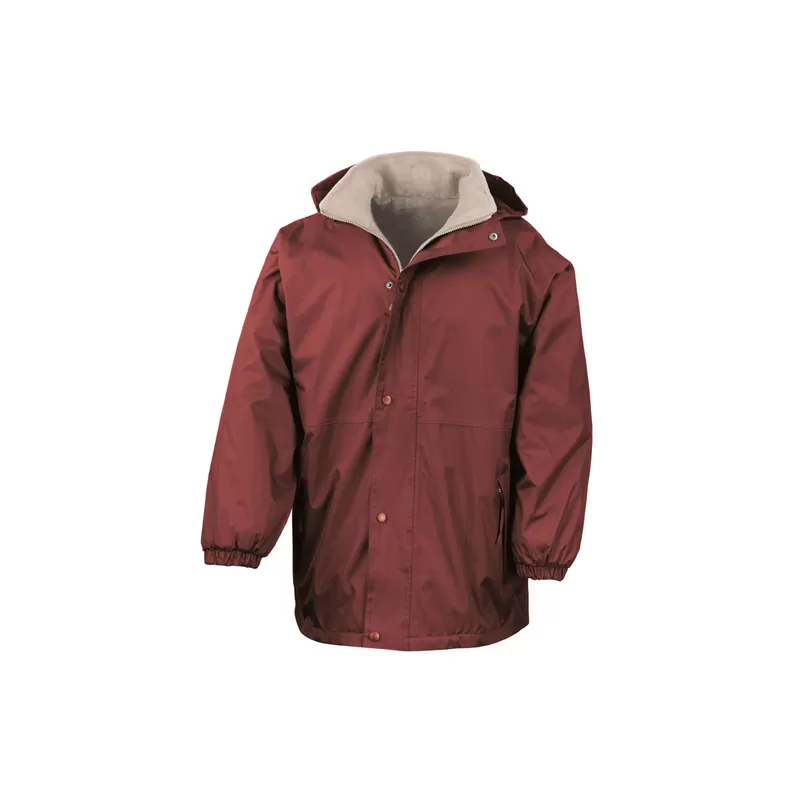 Veste polaire réversible en coupe-vent imperméable, 280 g/m²