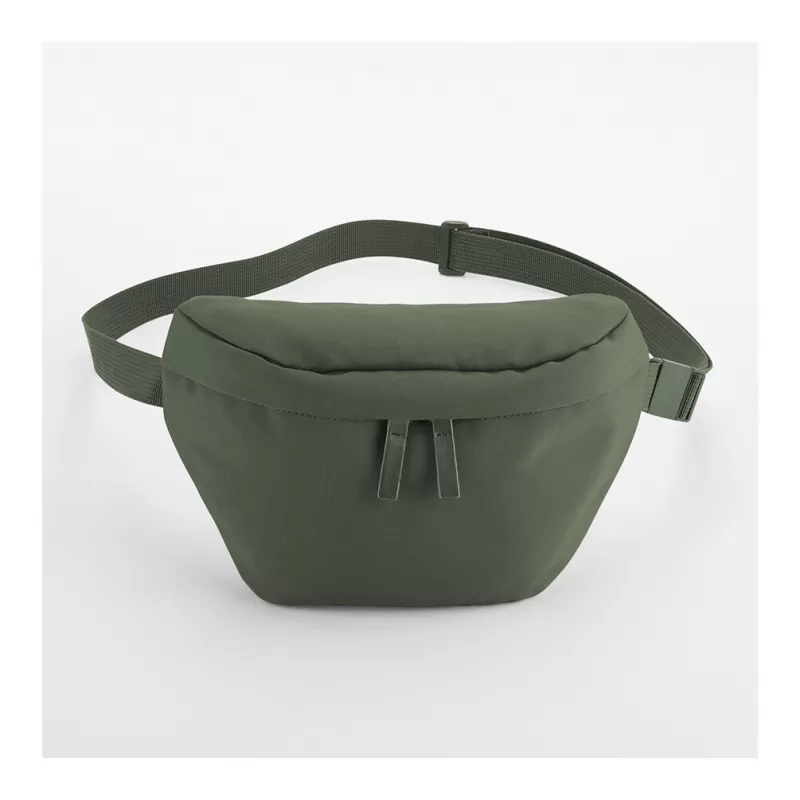 Sac banane réglable en polyester recyclé déperlant, poche arrière zippée