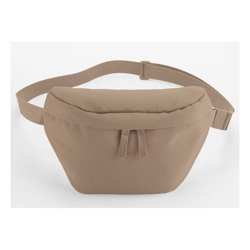 Sac banane réglable en polyester recyclé déperlant, poche arrière zippée