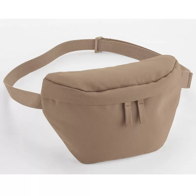 Sac banane réglable en polyester recyclé déperlant, poche arrière zippée