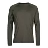 Tee-shirt de sport manches longues en polyester léger et respirant, 160 g/m²