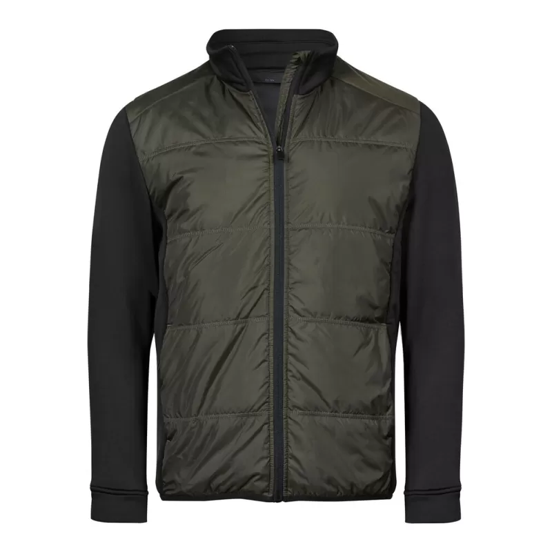 Veste bi-matière ajustée en polyester avec isolation DuPont™, 235 g/m²