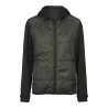Veste bi-matière à capuche femme en polyester avec isolation DuPont™, 235 g/m²