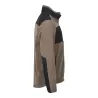 Veste polaire épaisse avec empiècements renforcés, col montant, 344 g/m²