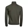 Veste polaire stretch ajustée en polyester, col montant, poches zippées, 235 g/m²