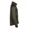 Veste polaire stretch ajustée en polyester, col montant, poches zippées, 235 g/m²