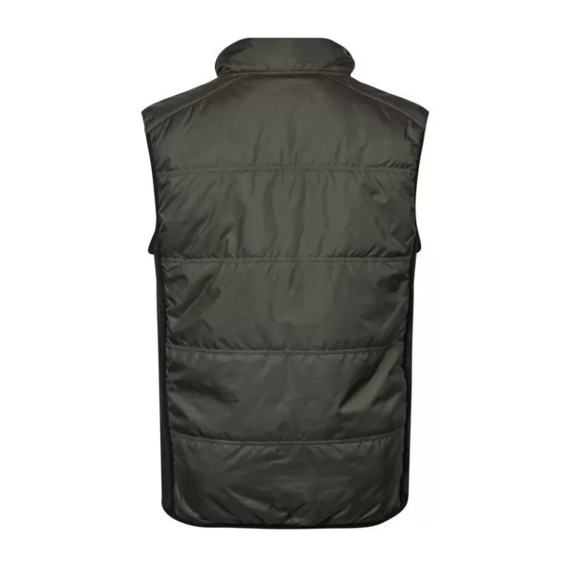 Bodywarmer bi-matière ajusté polyester avec isolation DuPont™, 235 g/m²