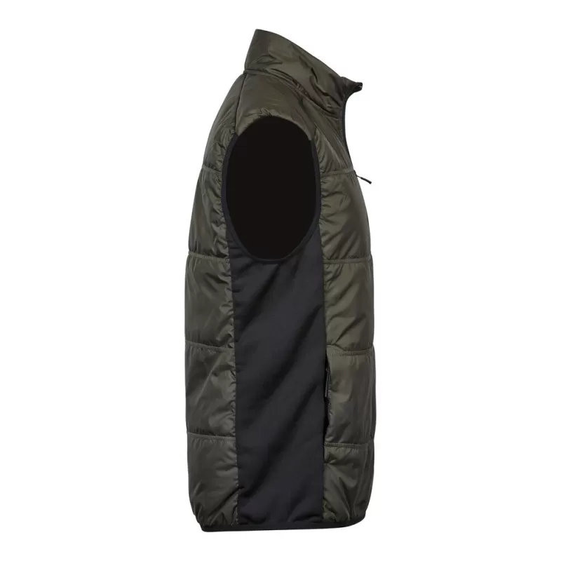 Bodywarmer bi-matière ajusté polyester avec isolation DuPont™, 235 g/m²