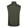 Bodywarmer en polaire ajusté, col montant, poches zippées, 235 g/m²