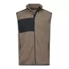 Bodywarmer épais en polaire avec empiècements renforcés, 344 g/m²
