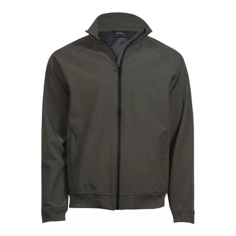 Veste stretch en polyester recyclé et nylon, déperlant, 210 g/m²