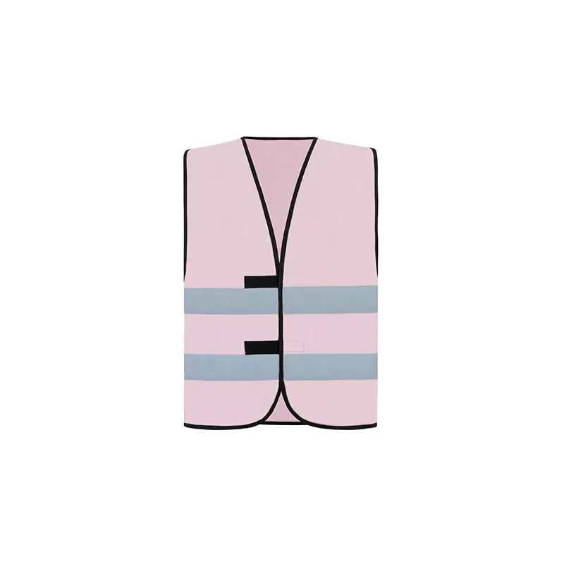 Gilet de sécurité fonctionnel hi-vis en polyester avec bandes réfléchissantes, 120 g/m²