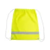Sac à dos ficelle en polyester 210D anti-salissures avec bandes réfléchissantes
