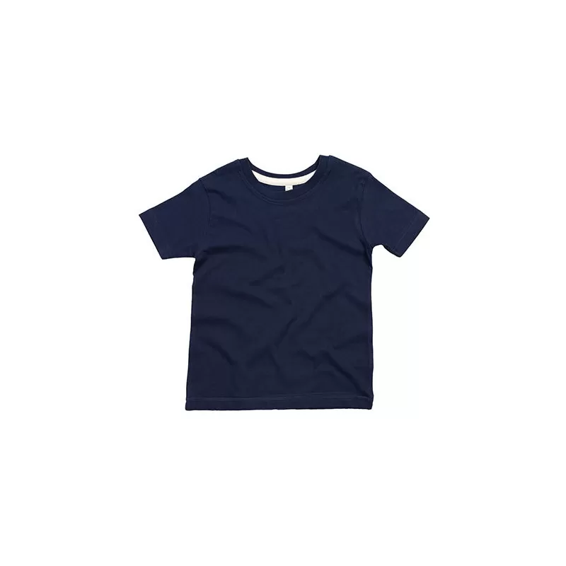 T-shirt enfant confortable en coton bio manches courtes, 130 g/m²