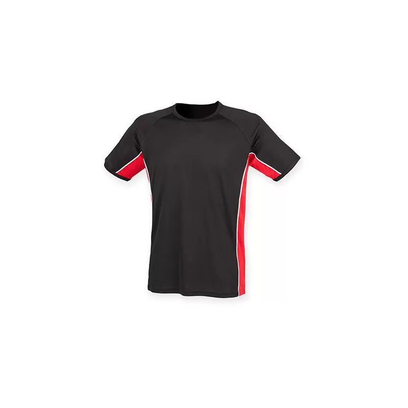 T-shirt Performance tricolore en polyester léger, manches raglan, 140 g/m²