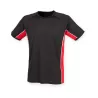 T-shirt Performance tricolore en polyester léger, manches raglan, 140 g/m²
