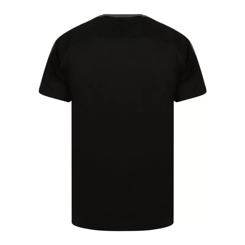 Tee-shirt d'équipe bicolore en polyester respirant, manches raglan, 273 g/m²