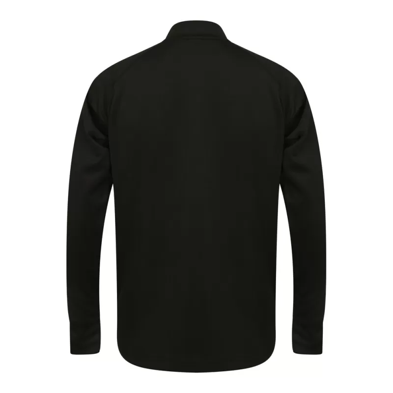 Veste de sport grand zip contrasté en polyester, poches zippées, 250 g/m²
