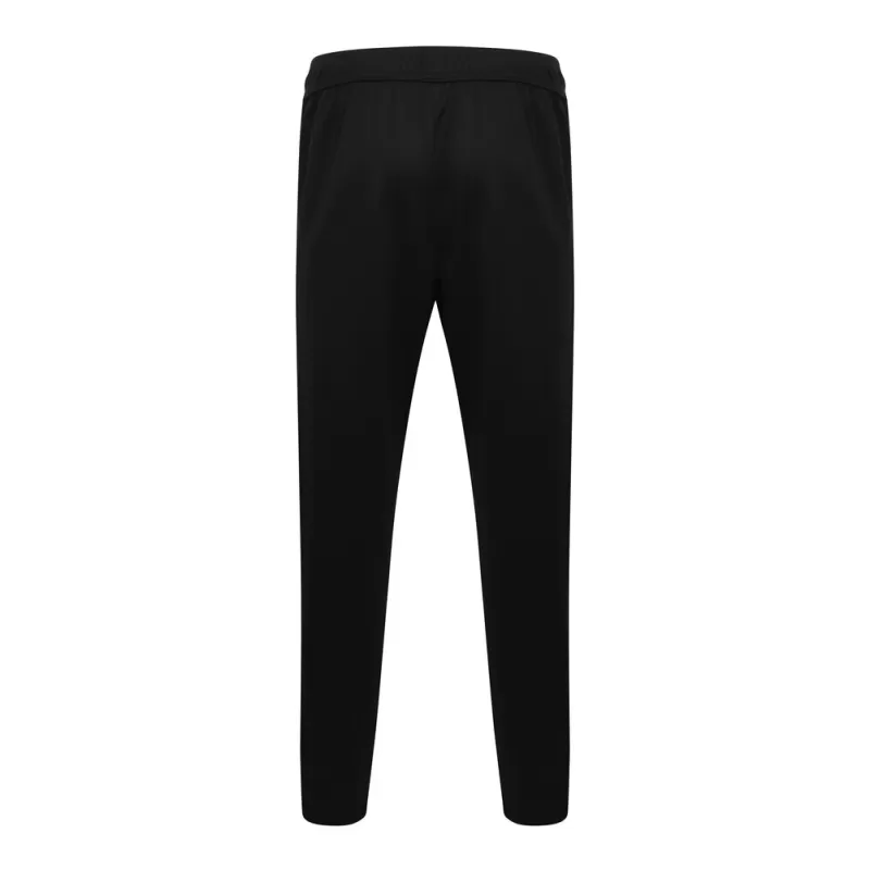 Pantalon de sport slim ajusté, poches zippées, taille élastiquée, 250 g/m²