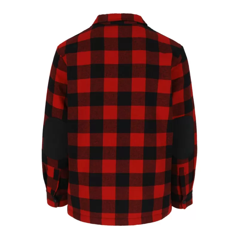 Chemise en flanelle, fermeture bouton-pression, poches multiples, 300 g/m²
