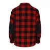 Chemise en flanelle, fermeture bouton-pression, poches multiples, 300 g/m²