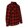 Chemise en flanelle, fermeture bouton-pression, poches multiples, 300 g/m²
