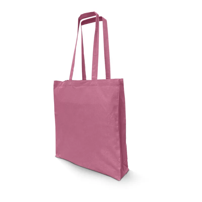 Sac shopping en coton recyclé avec soufflet, 200 g/m²