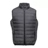 Bodywarmer homme en polyester recyclé, fermeture zippée, poches latérales, 160 g/m²