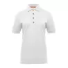 Polo femme avec boutons contrastés en coton piqué lavable à 60°C, 210 g/m²