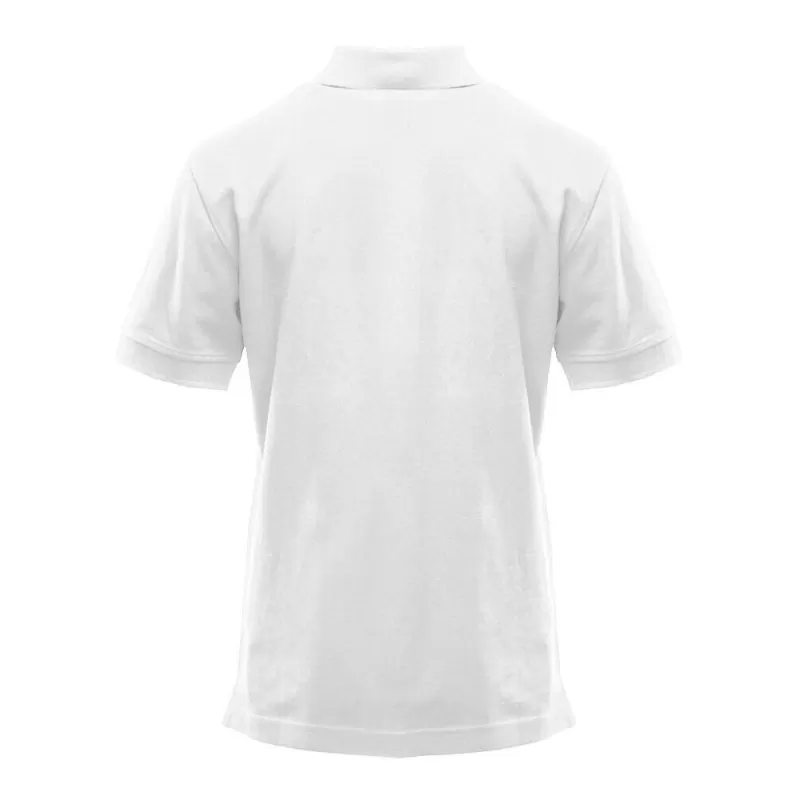 Polo femme avec boutons contrastés en coton piqué lavable à 60°C, 210 g/m²