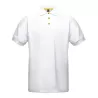 Polo avec boutons contrastés en coton piqué lavable à 60°C, 210 g/m²