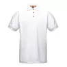 Polo avec boutons contrastés en coton piqué lavable à 60°C, 210 g/m²