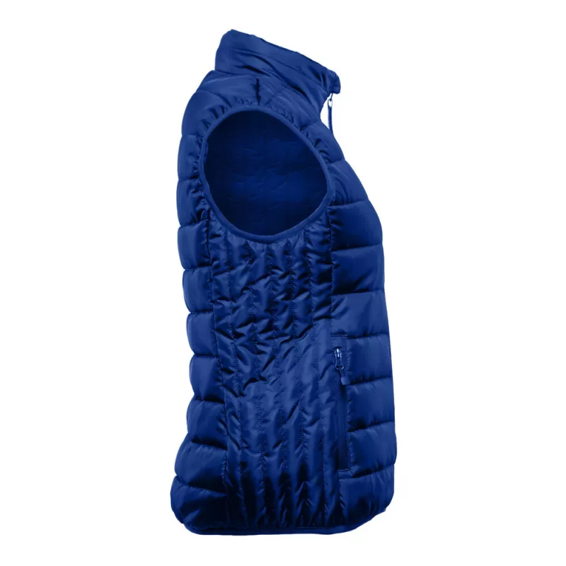 Bodywarmer femme en polyester recyclé, fermeture zippée, poches latérales, 160 g/m²