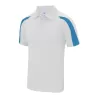Polo de sport contrasté en polyester Neoteric, manches raglan, protection UPF 30, 140 g/m²