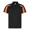 Polo de sport contrasté en polyester Neoteric, manches raglan, protection UPF 30, 140 g/m²