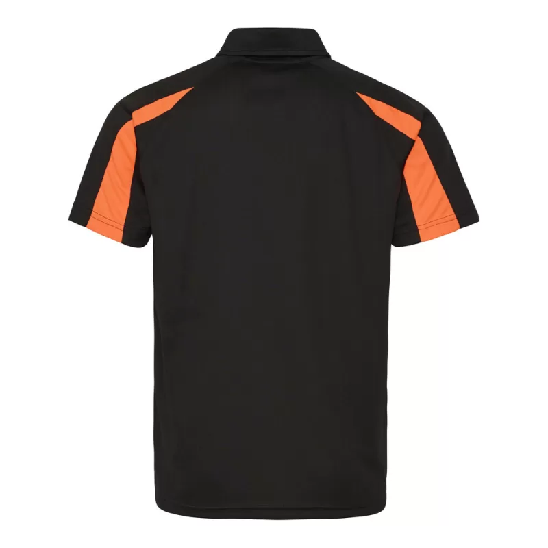 Polo de sport contrasté en polyester Neoteric, manches raglan, protection UPF 30, 140 g/m²