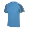 T-shirt de sport adulte contrasté polyester Neoteric manches raglan, protection UPF 30+ UV