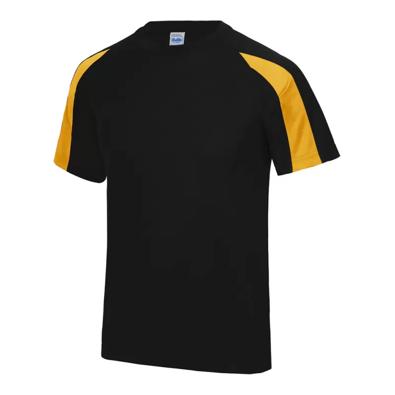 T-shirt de sport adulte contrasté polyester Neoteric manches raglan, protection UPF 30+ UV